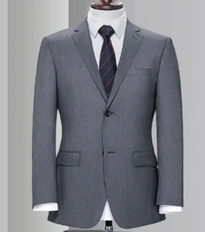 西服定制廠家 男士灰色上衣西裝展示